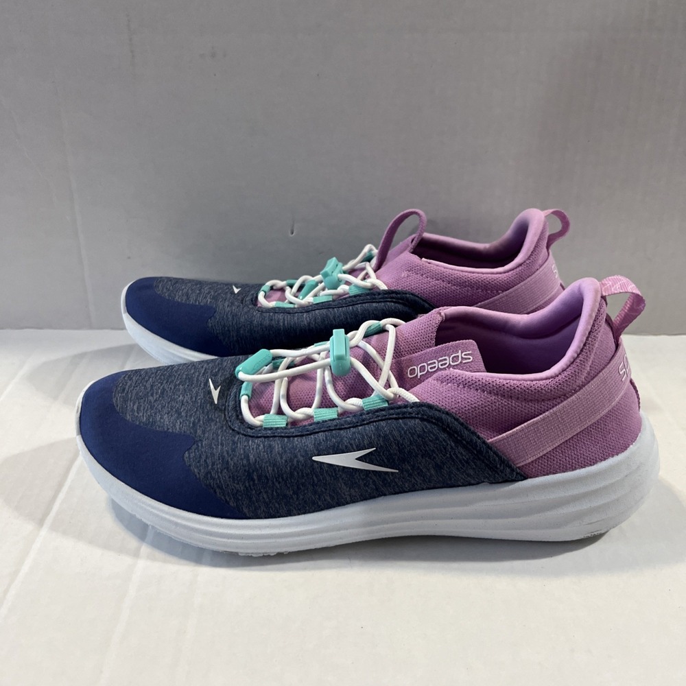 Speedo Women Blue And Pink Surf Walker Comfort Casual Shoes Sneakers Size 7-8‎ - Picture 2 of 8
